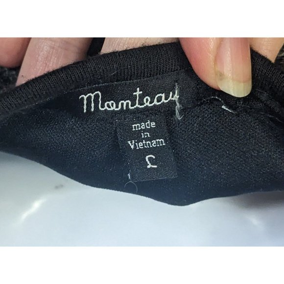 Monteau Striped Gothic Mod Dress - Picture 14 of 15